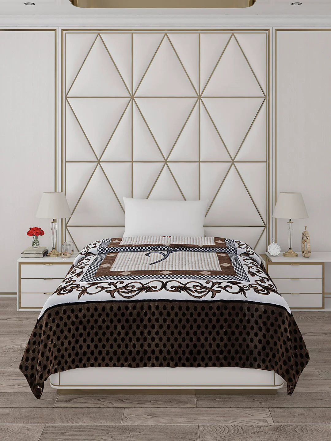 Printed Single Bed Blanket for Mild Winter -1 Ply - Image 2