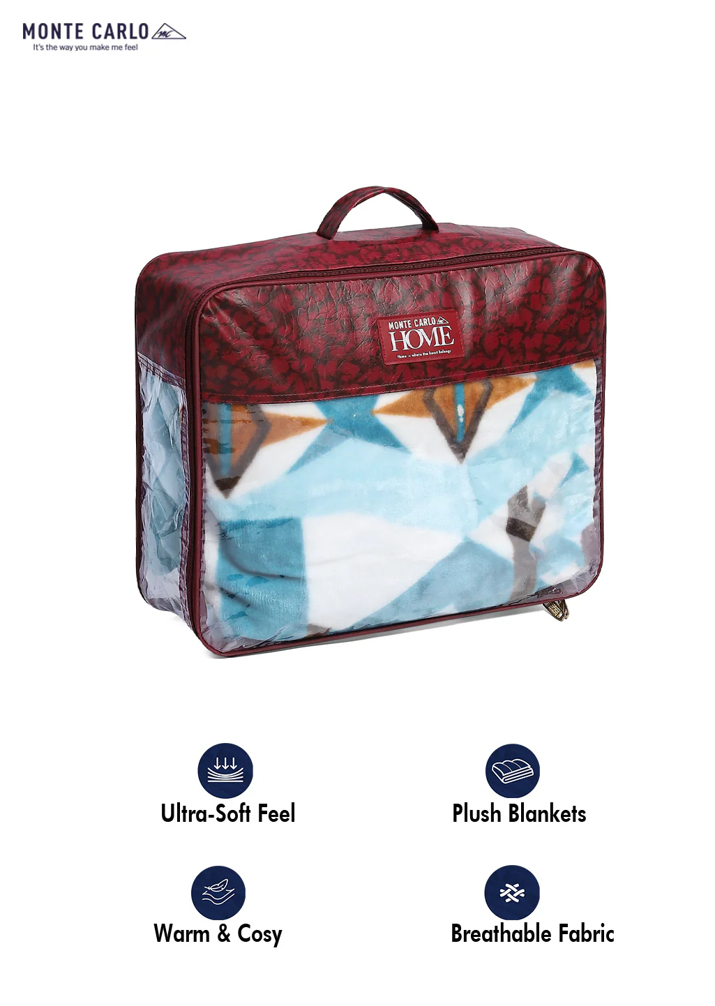 Printed Single Bed Blanket for Mild Winter -1 Ply - Image 8