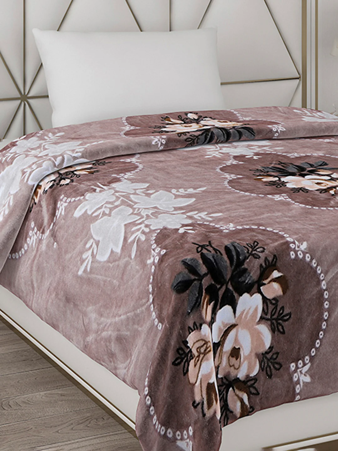 Printed Single Bed Blanket for Mild Winter -1 Ply - Image 4