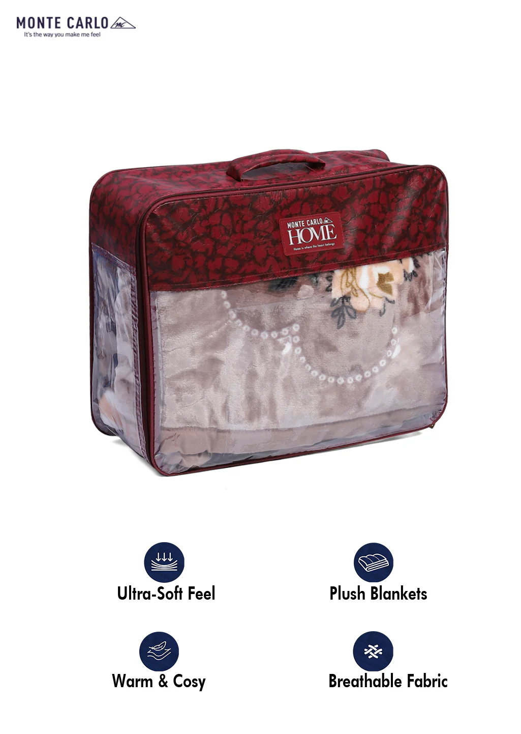 Printed Single Bed Blanket for Mild Winter -1 Ply - Image 8