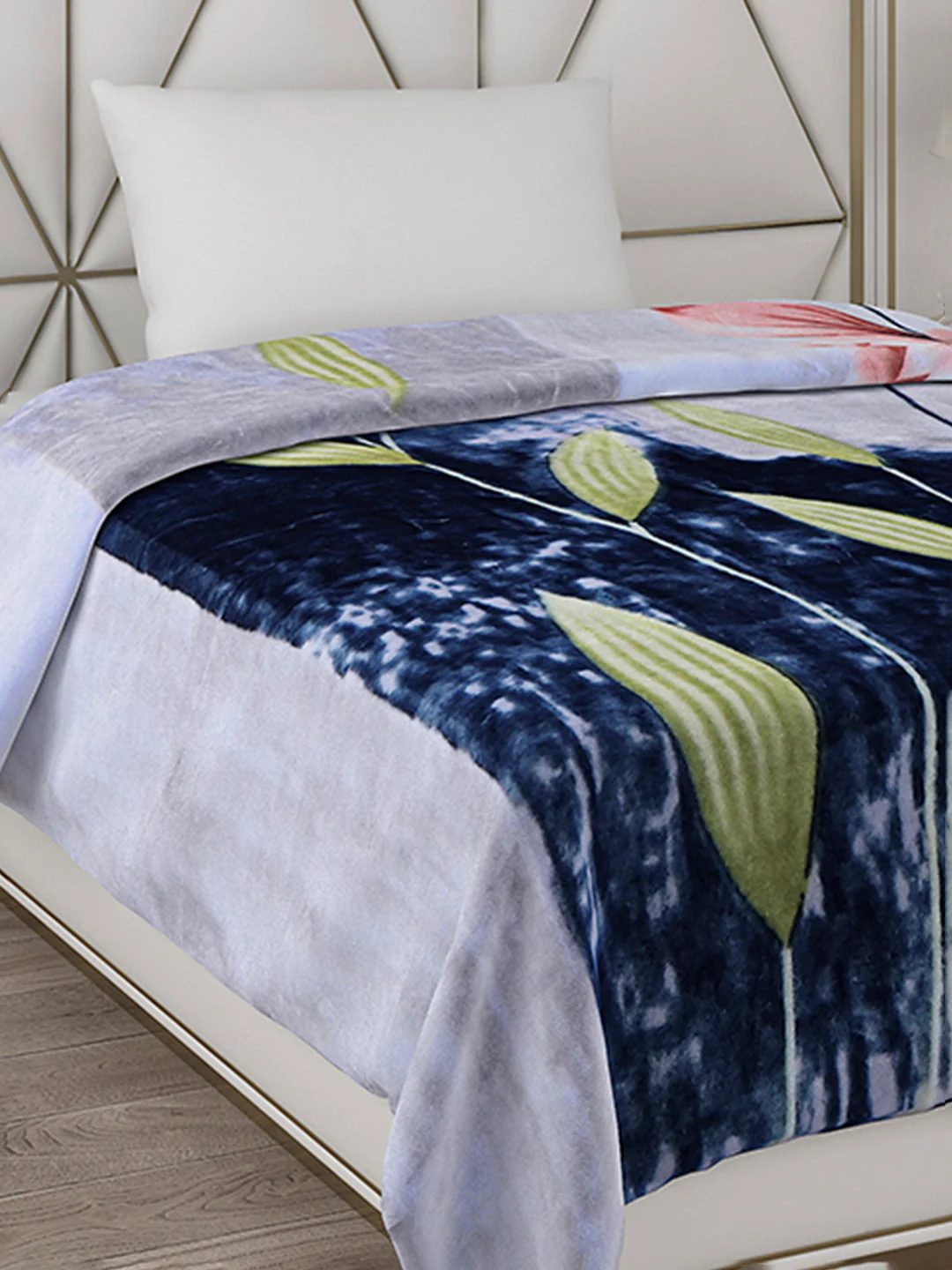 Printed Single Bed Blanket for Mild Winter -1 Ply - Image 4