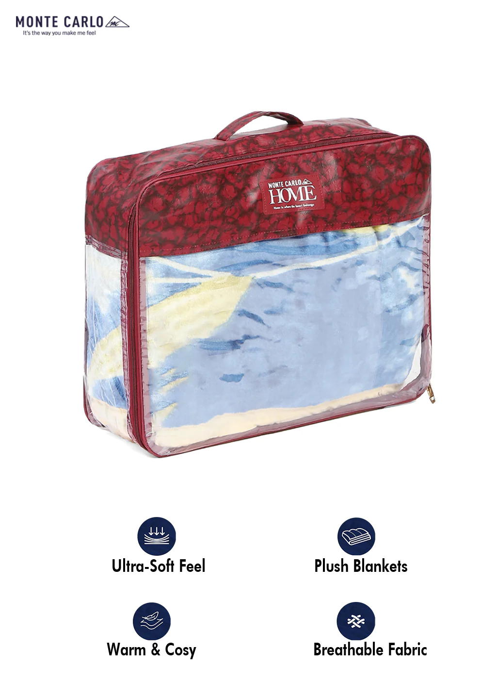 Printed Single Bed Blanket for Mild Winter -1 Ply - Image 8