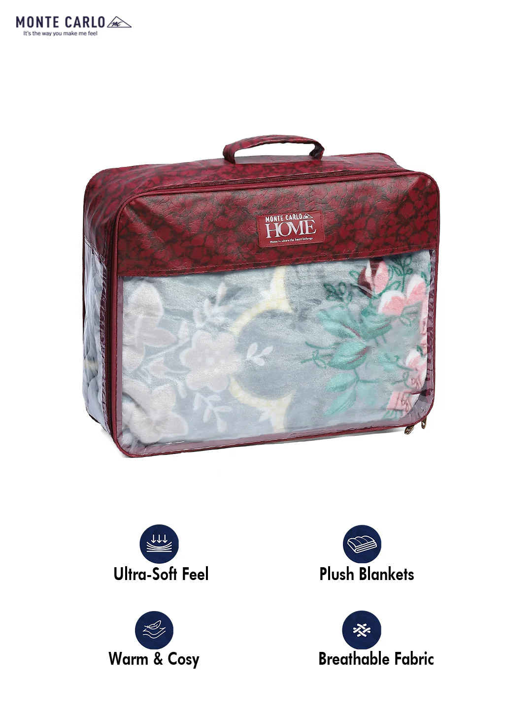 Printed Single Bed Blanket for Mild Winter -1 Ply - Image 8