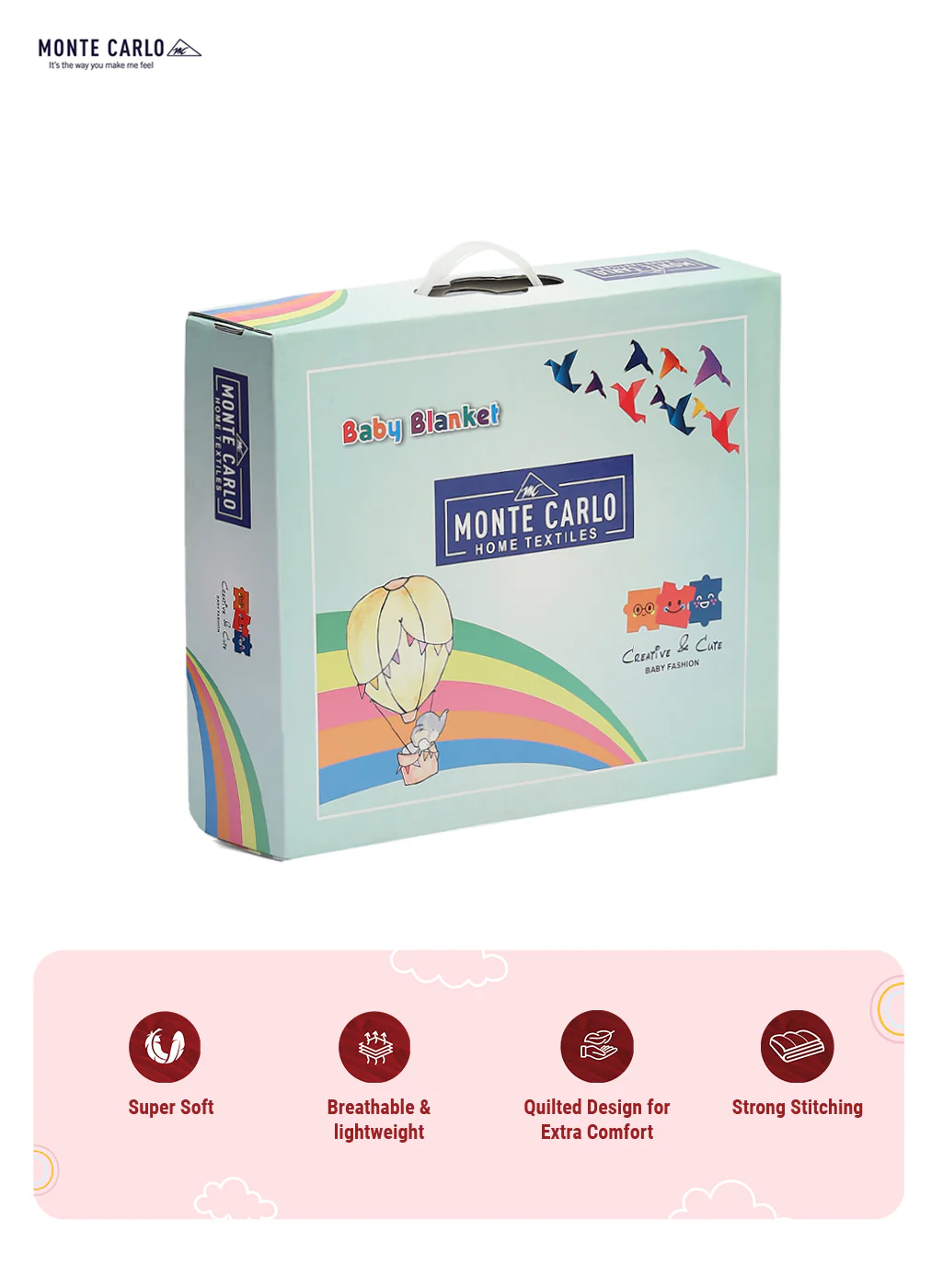 Printed Baby Blanket for Mild Winter -1 Ply - Image 8
