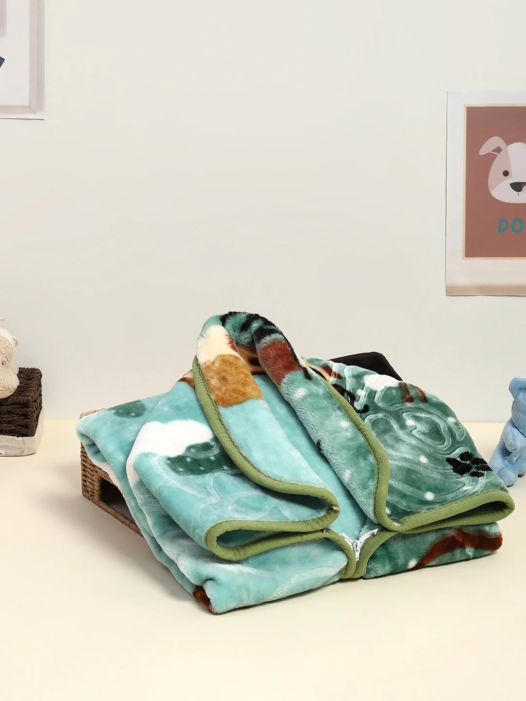 Printed Baby Blanket for Mild Winter -1 Ply - Image 2