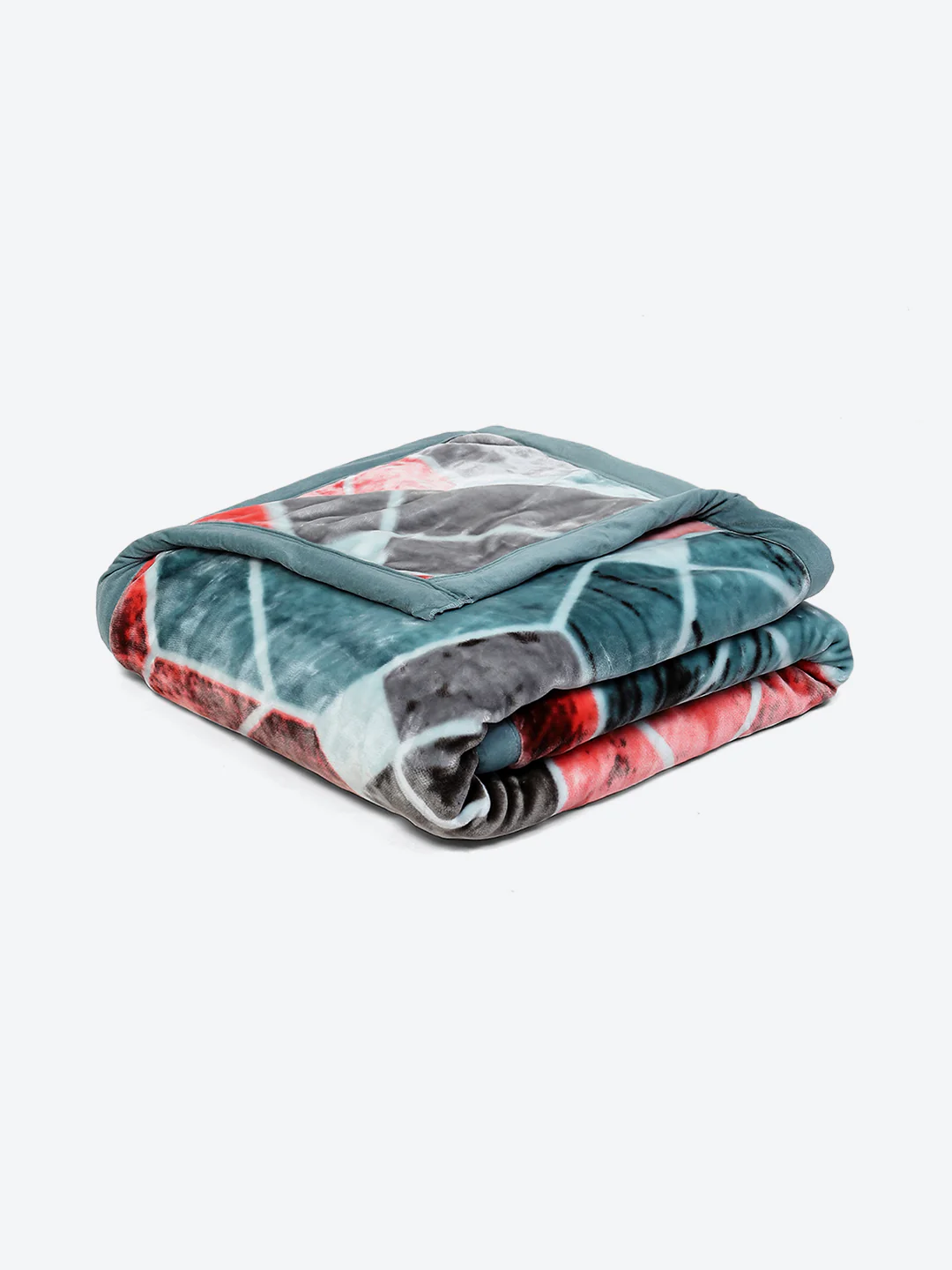 Printed Single Bed Blanket for Mild Winter -2 Ply - Image 5