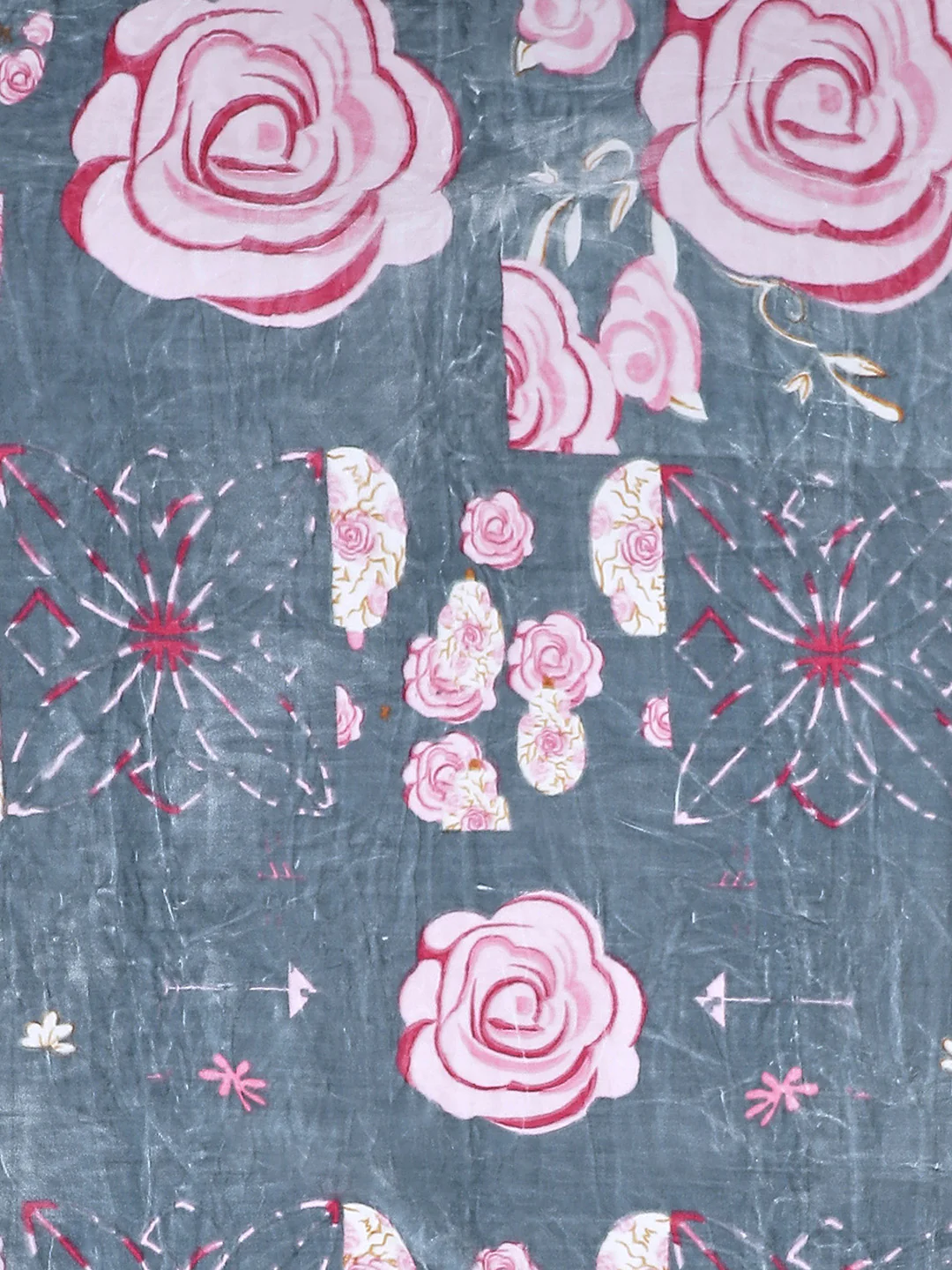 Printed Single Bed Blanket for Mild Winter -2 Ply - Image 6