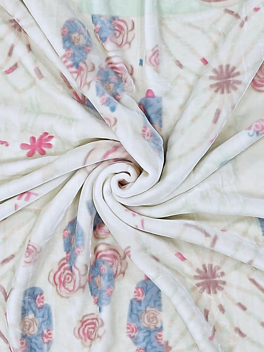 Printed Single Bed Blanket for Mild Winter -2 Ply - Image 7