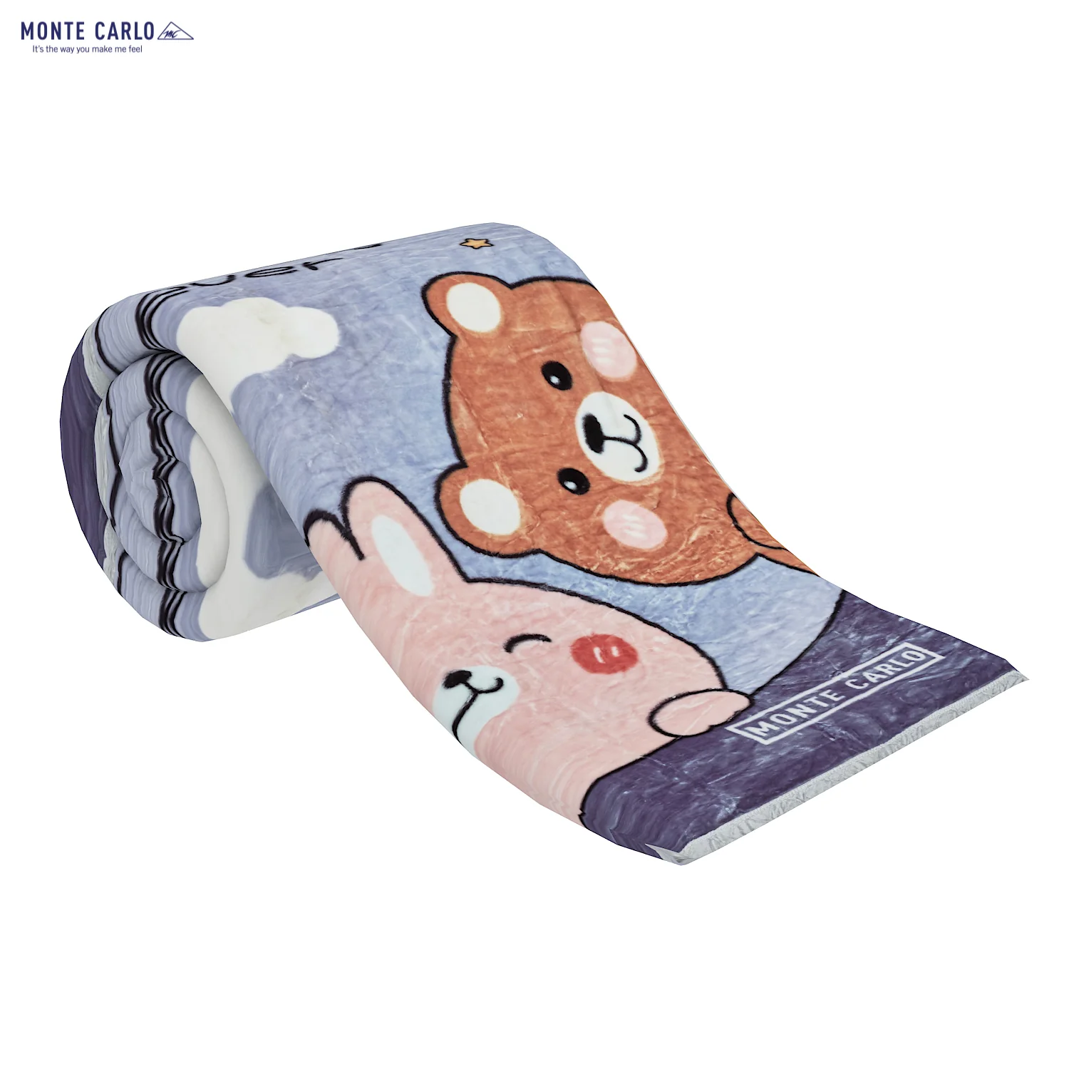 Printed Single Bed Blanket for Mild Winter -2 Ply - Image 4