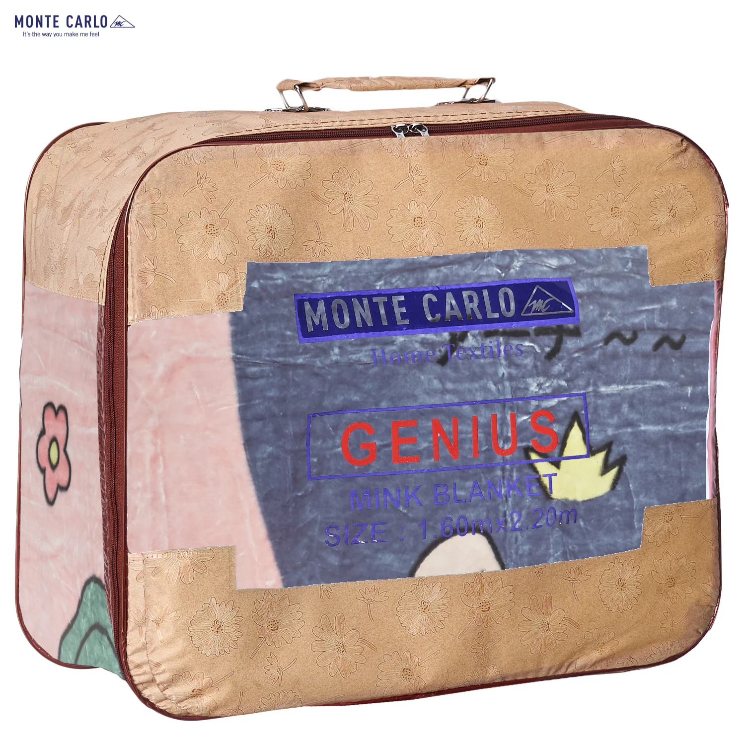 Printed Single Bed Blanket for Mild Winter -2 Ply - Image 7