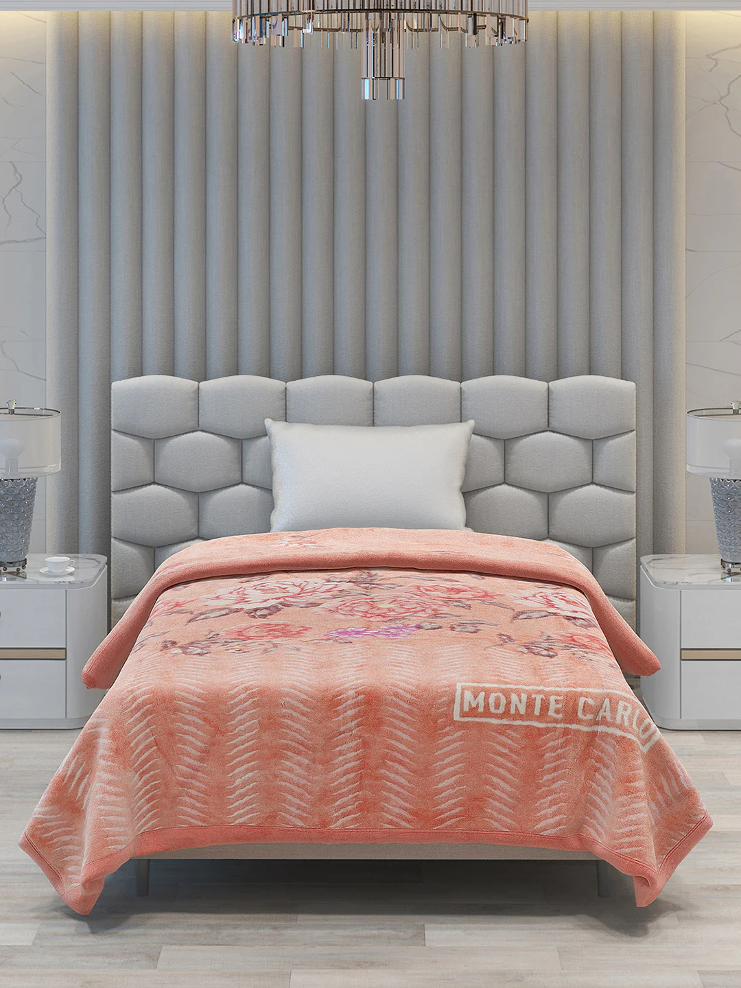 Printed Single Bed Blanket for Mild Winter -2 Ply - Image 3