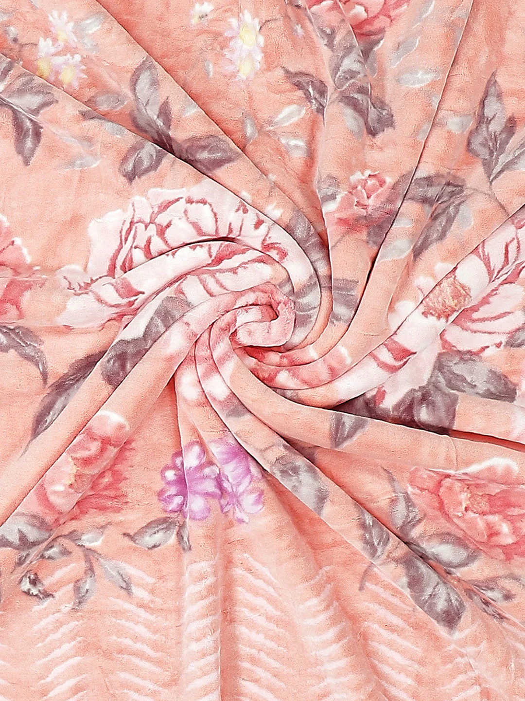 Printed Single Bed Blanket for Mild Winter -2 Ply - Image 7