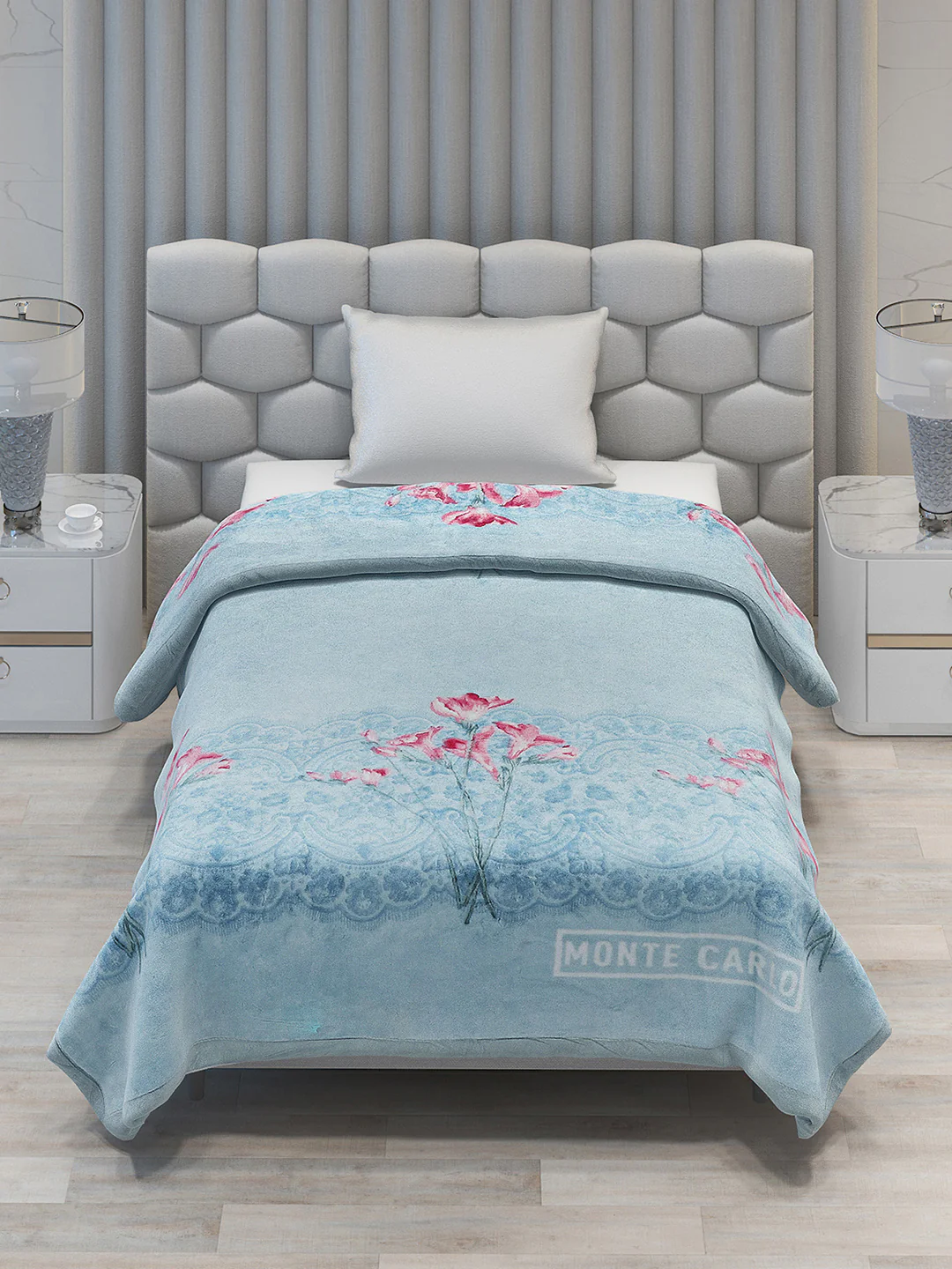 Printed Single Bed Blanket for Mild Winter -2 Ply - Image 2