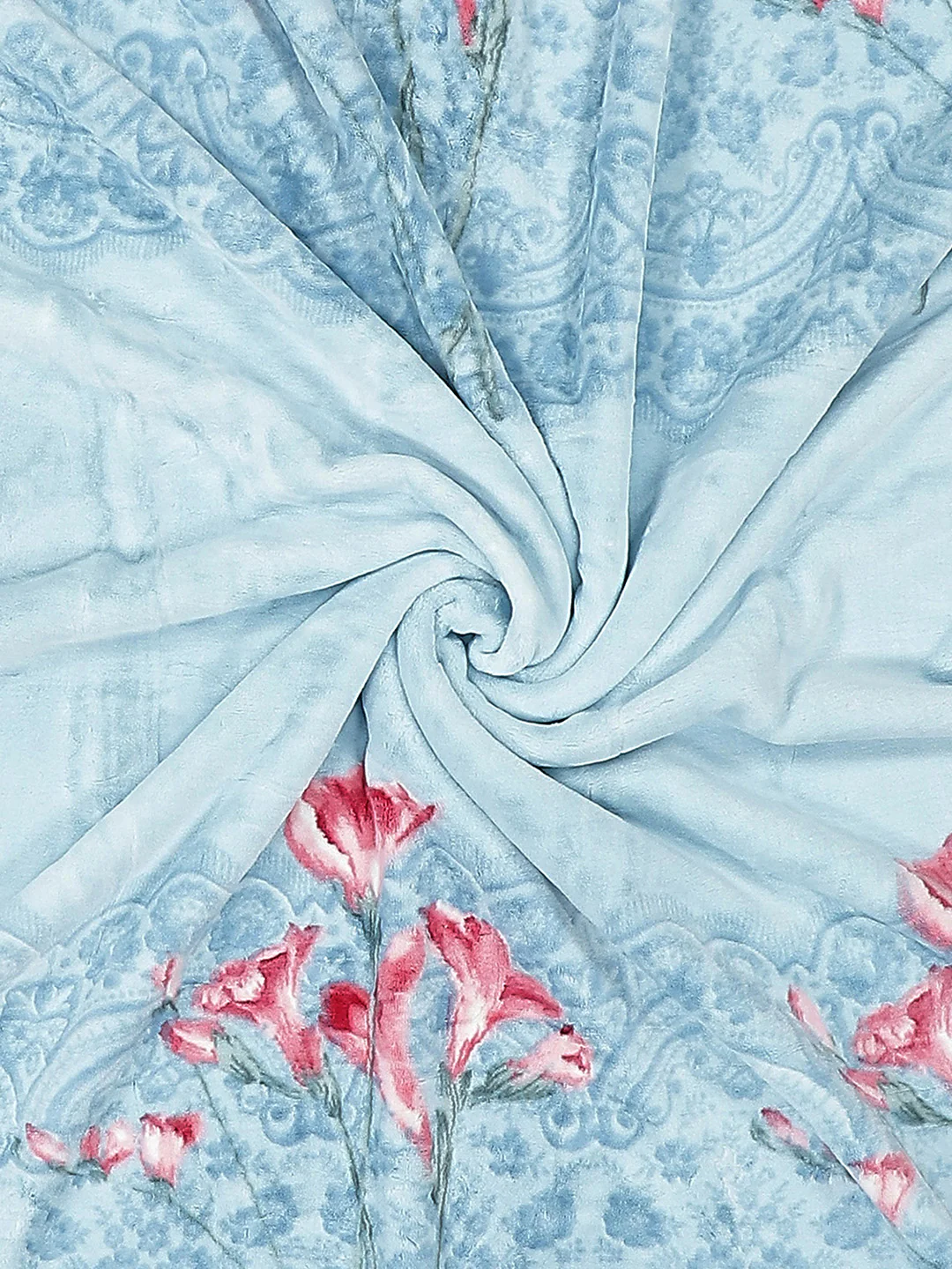 Printed Single Bed Blanket for Mild Winter -2 Ply - Image 7
