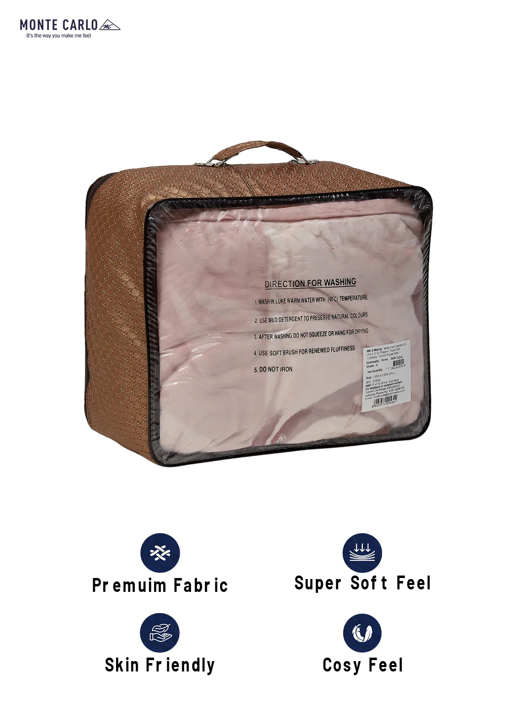 Printed Single Bed Blanket for Mild Winter -2 Ply - Image 8