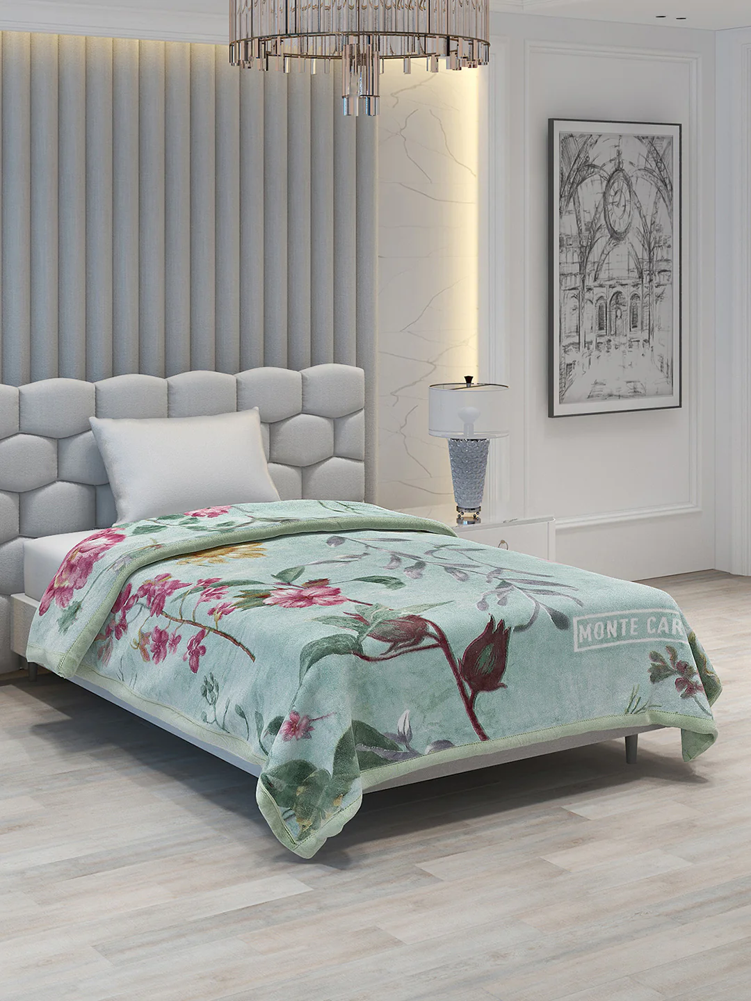 Printed Single Bed Blanket for Mild Winter -2 Ply