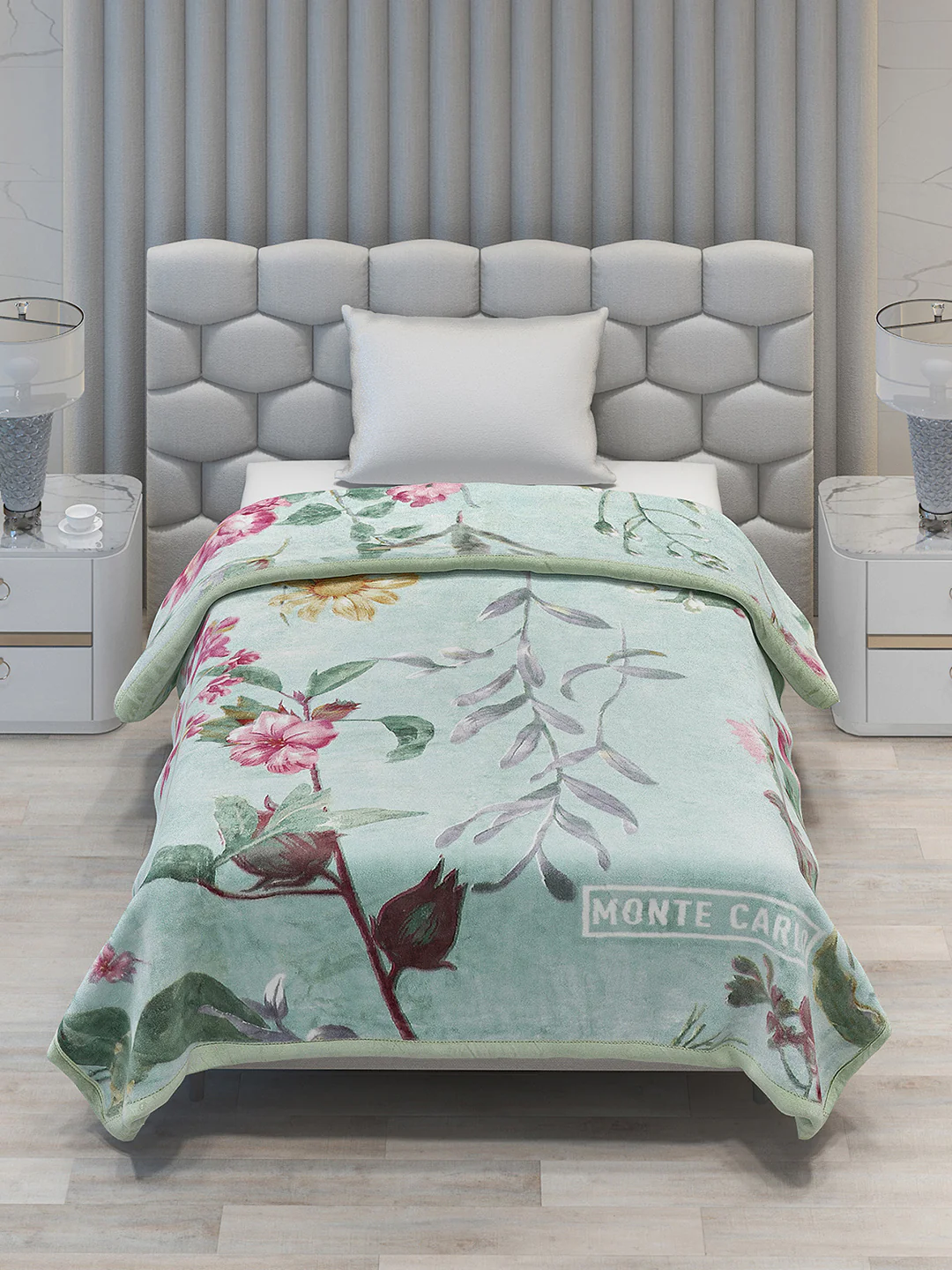 Printed Single Bed Blanket for Mild Winter -2 Ply - Image 2