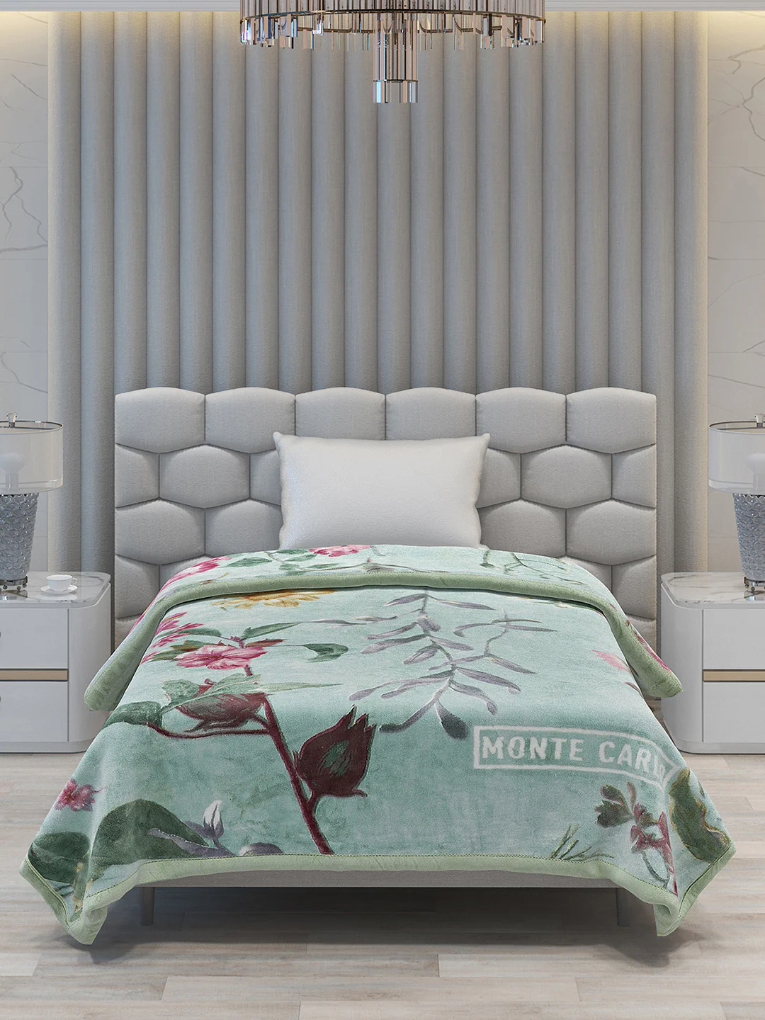 Printed Single Bed Blanket for Mild Winter -2 Ply - Image 3