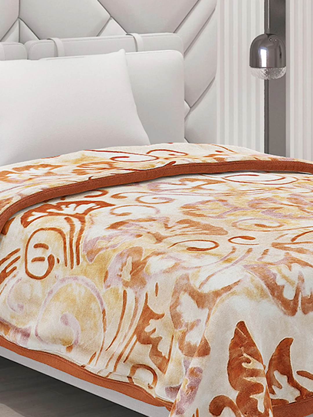 Printed Single Bed Blanket for Mild Winter -2 Ply - Image 4