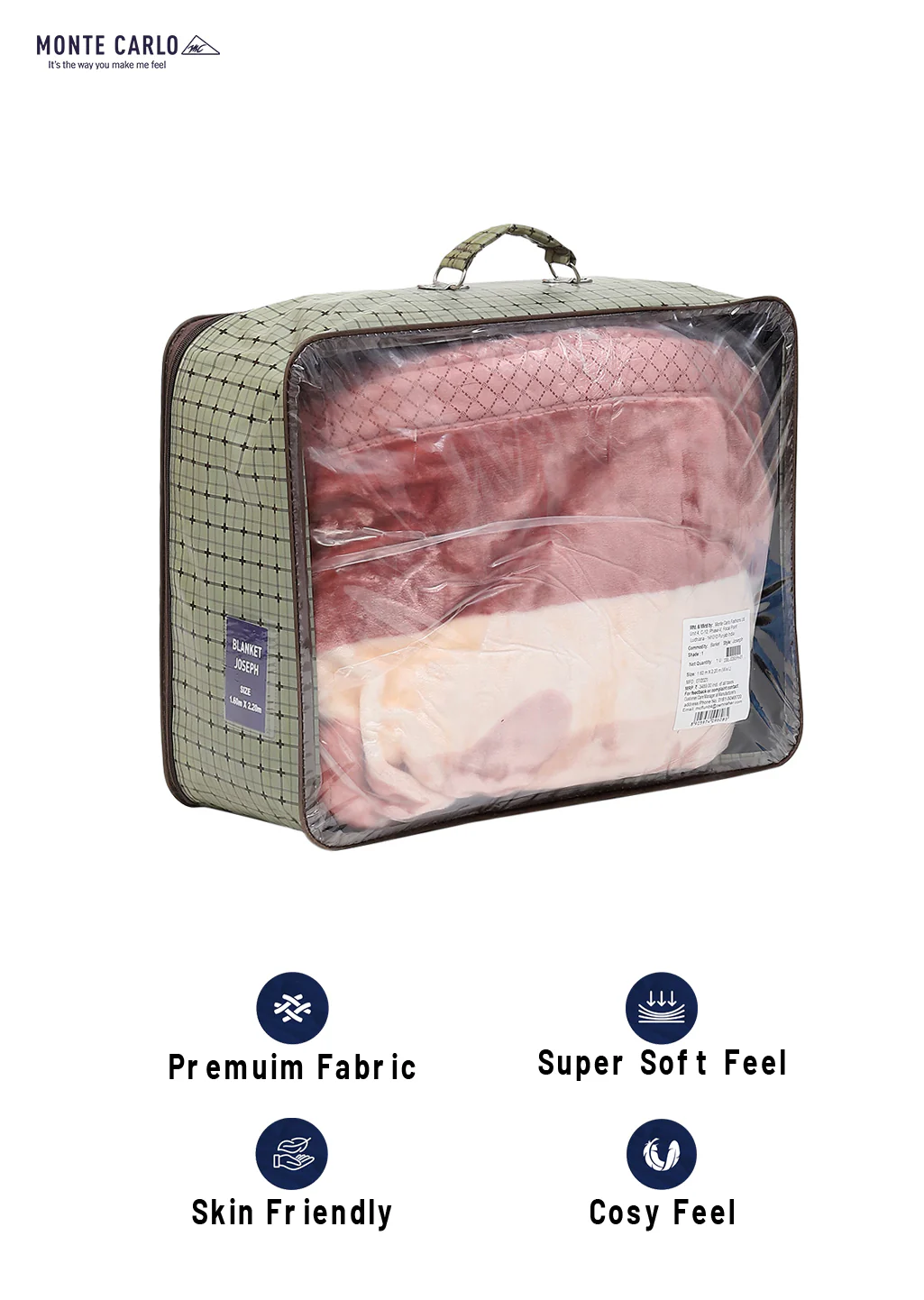 Printed Single Bed Blanket for Mild Winter -2 Ply - Image 8