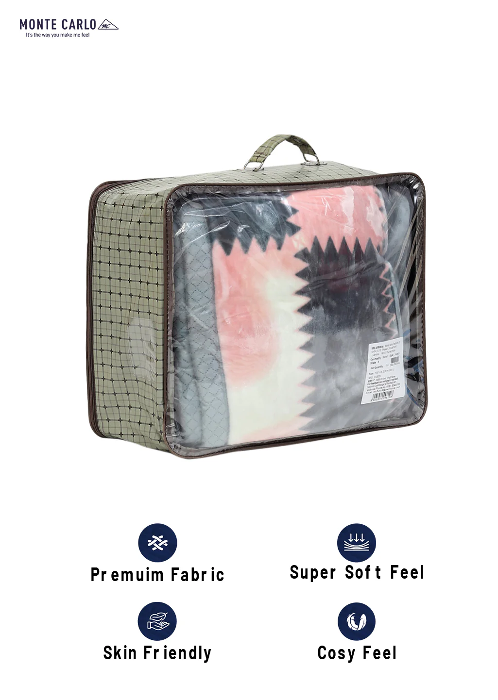 Printed Single Bed Blanket for Mild Winter -2 Ply - Image 8