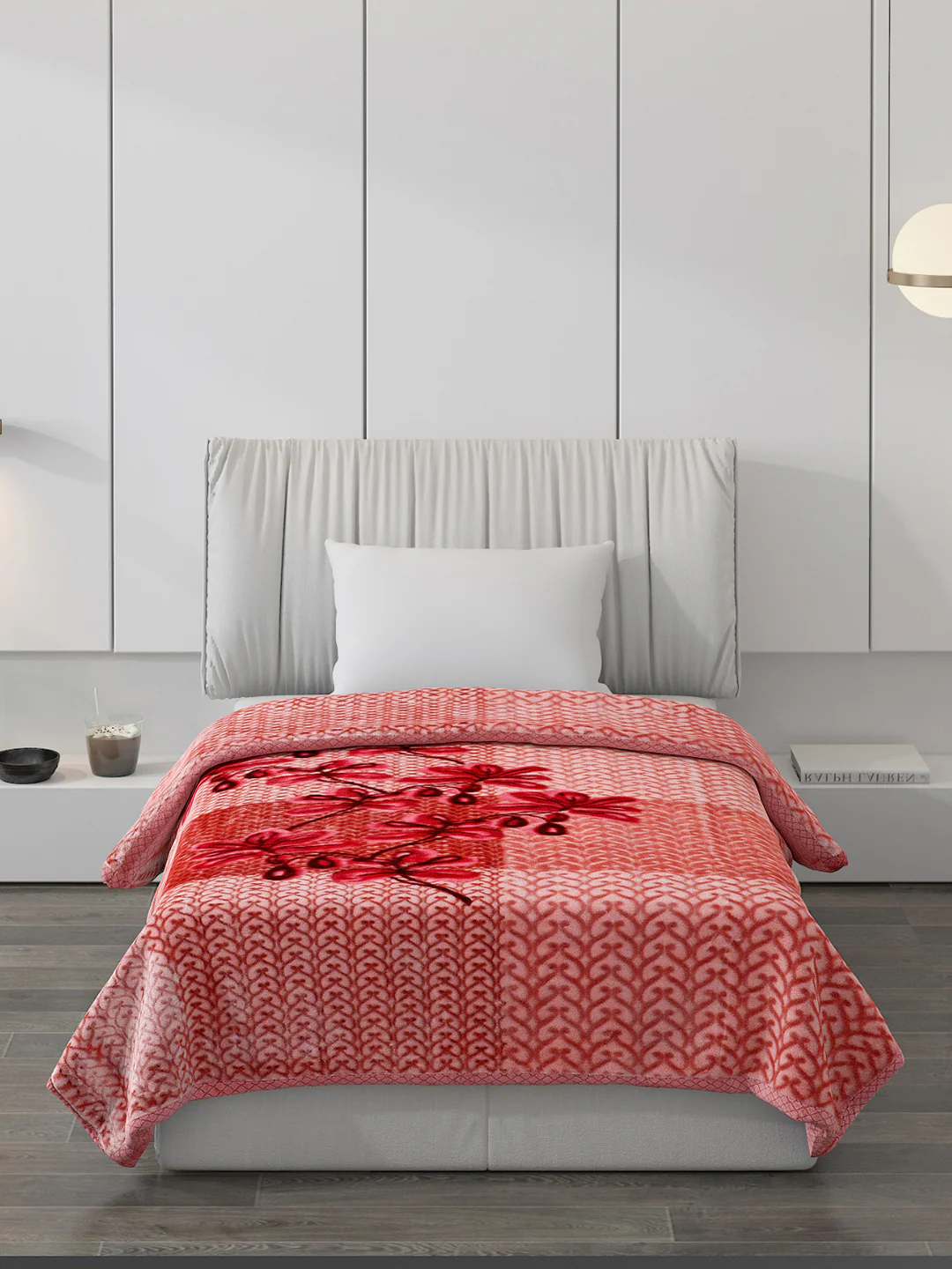 Printed Single Bed Blanket for Mild Winter -2 Ply - Image 3