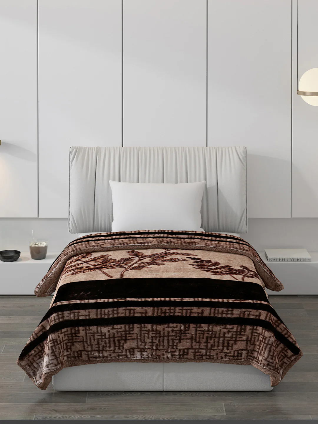 Printed Single Bed Blanket for Mild Winter -2 Ply - Image 3
