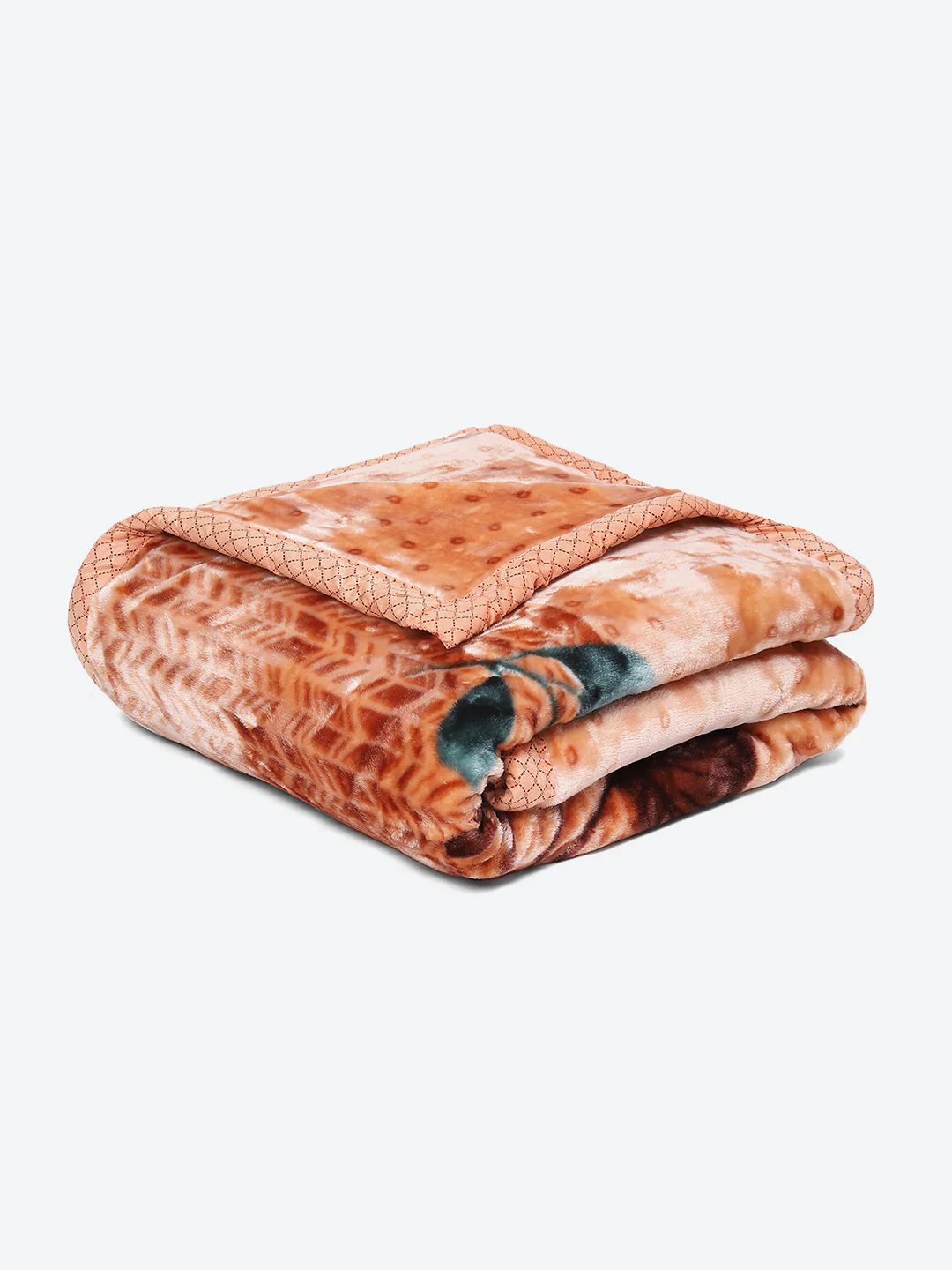 Printed Single Bed Blanket for Mild Winter -2 Ply - Image 5
