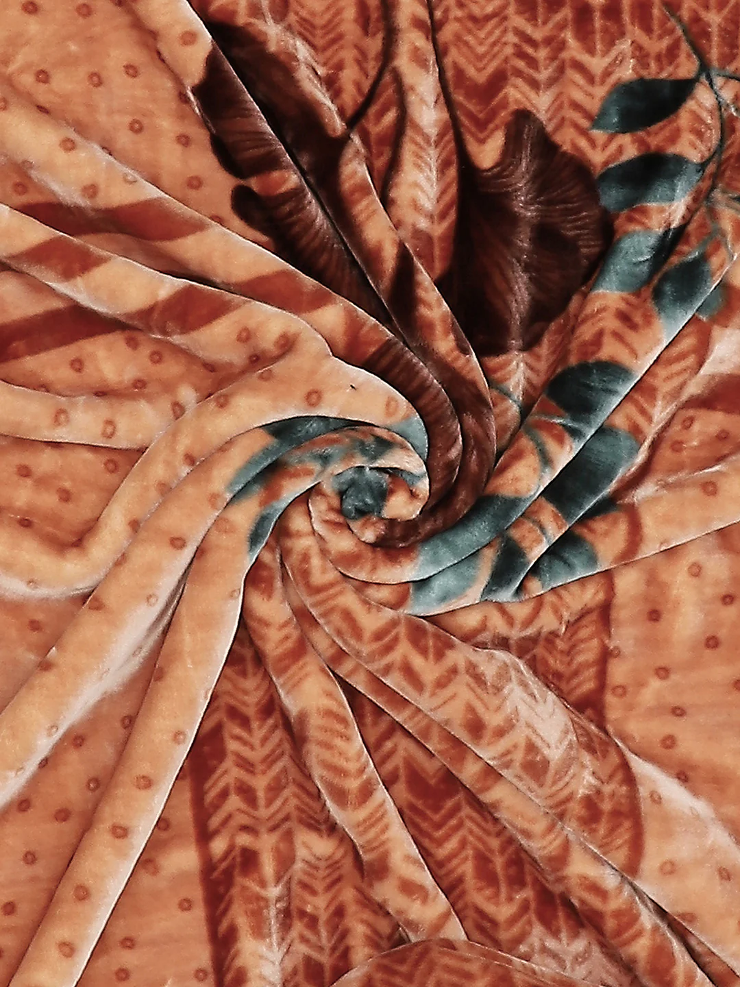 Printed Single Bed Blanket for Mild Winter -2 Ply - Image 7