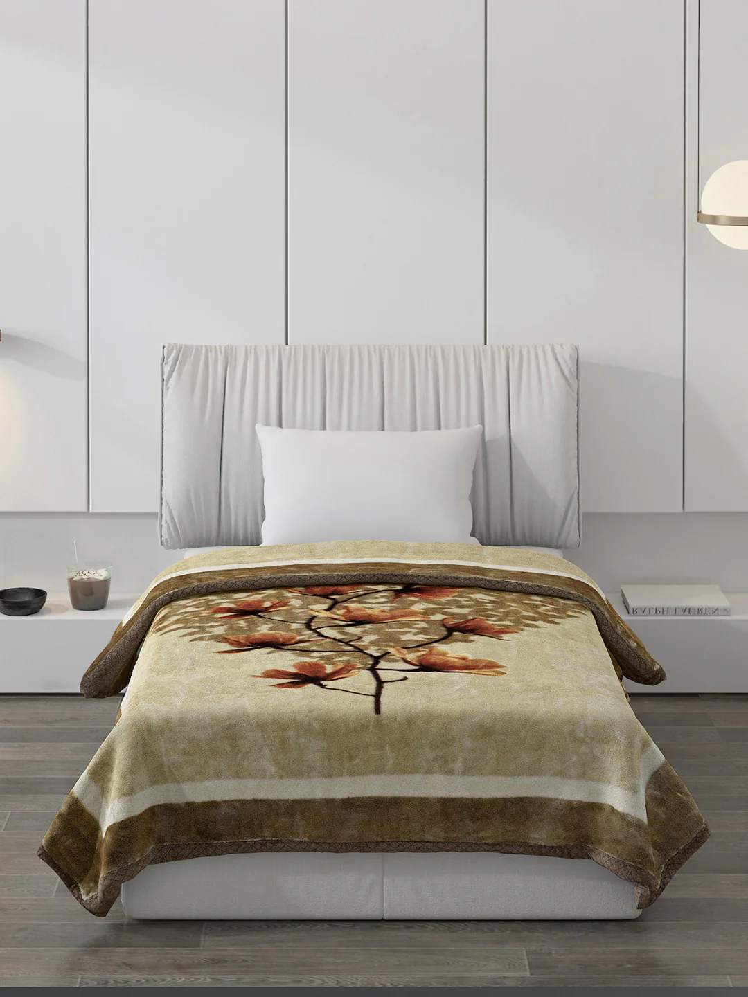 Printed Single Bed Blanket for Mild Winter -2 Ply - Image 3