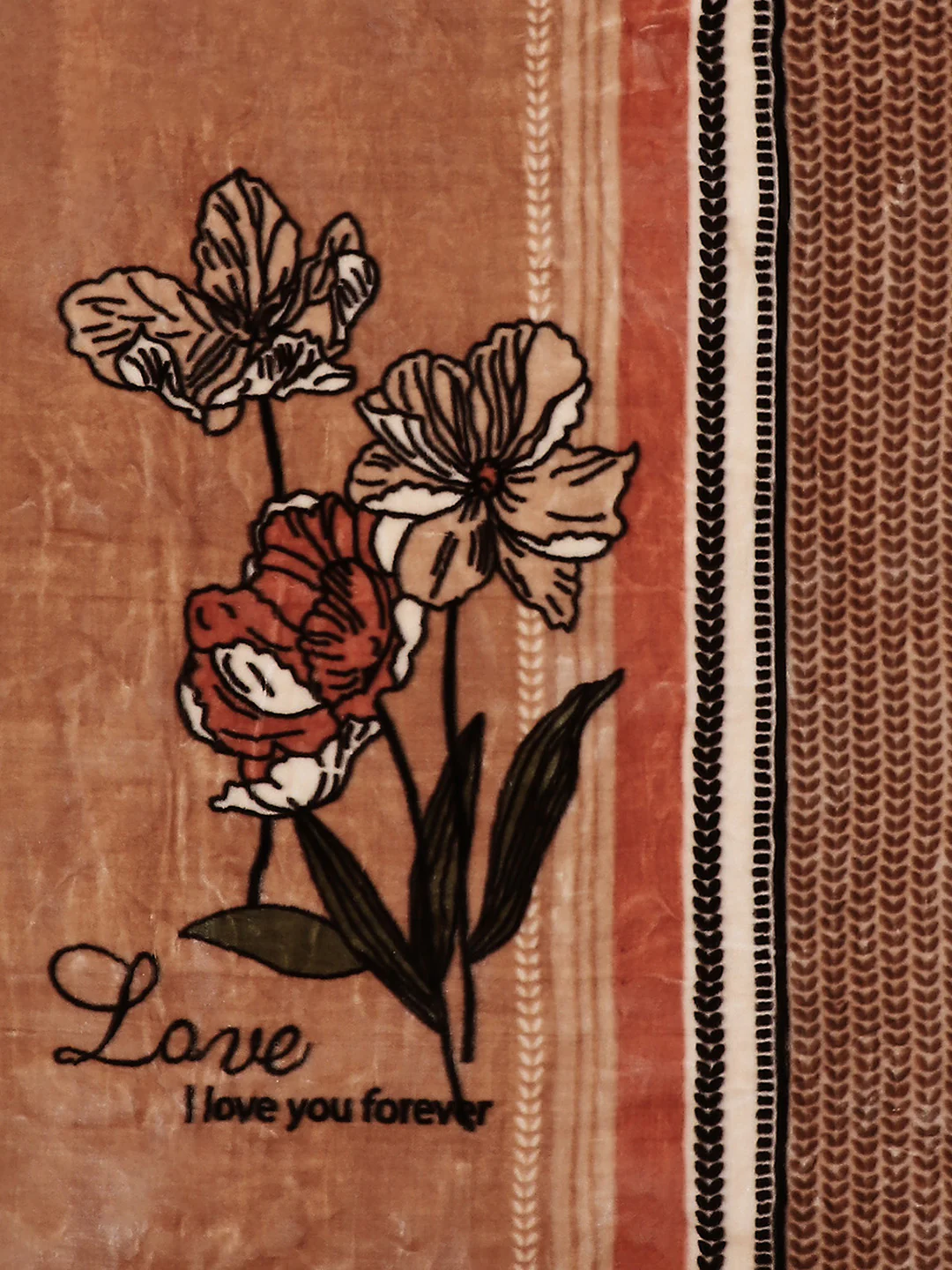 Printed Single Bed Blanket for Mild Winter -2 Ply - Image 6