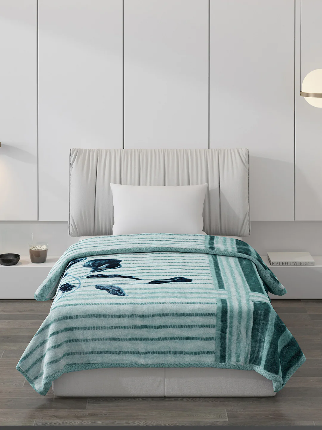 Printed Single Bed Blanket for Mild Winter -2 Ply - Image 3