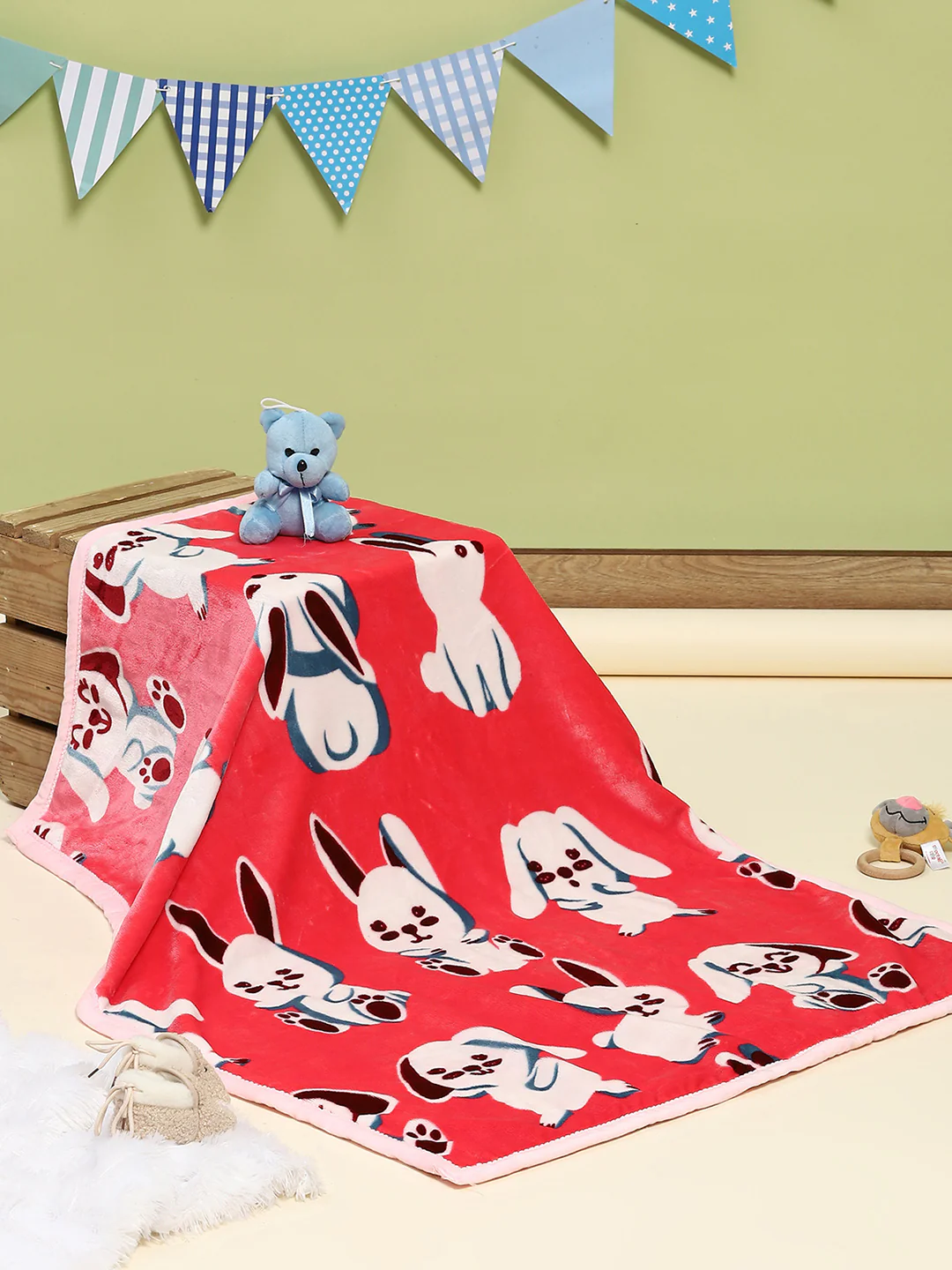 Printed Baby Blanket for Mild Winter -2 Ply - Image 2