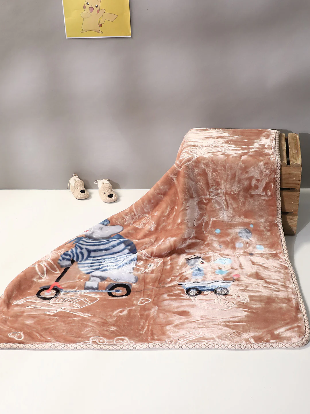Printed Baby Blanket for Mild Winter -2 Ply - Image 2