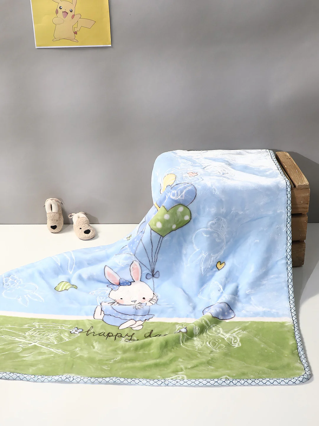 Printed Baby Blanket for Mild Winter -2 Ply - Image 2