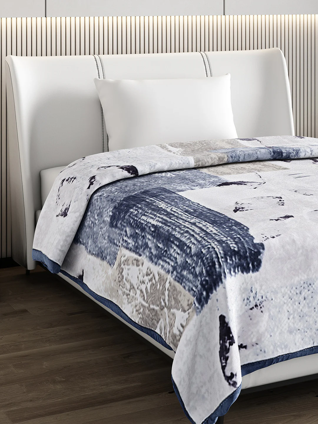 Printed Single Bed Blanket for Mild Winter -2 Ply - Image 4