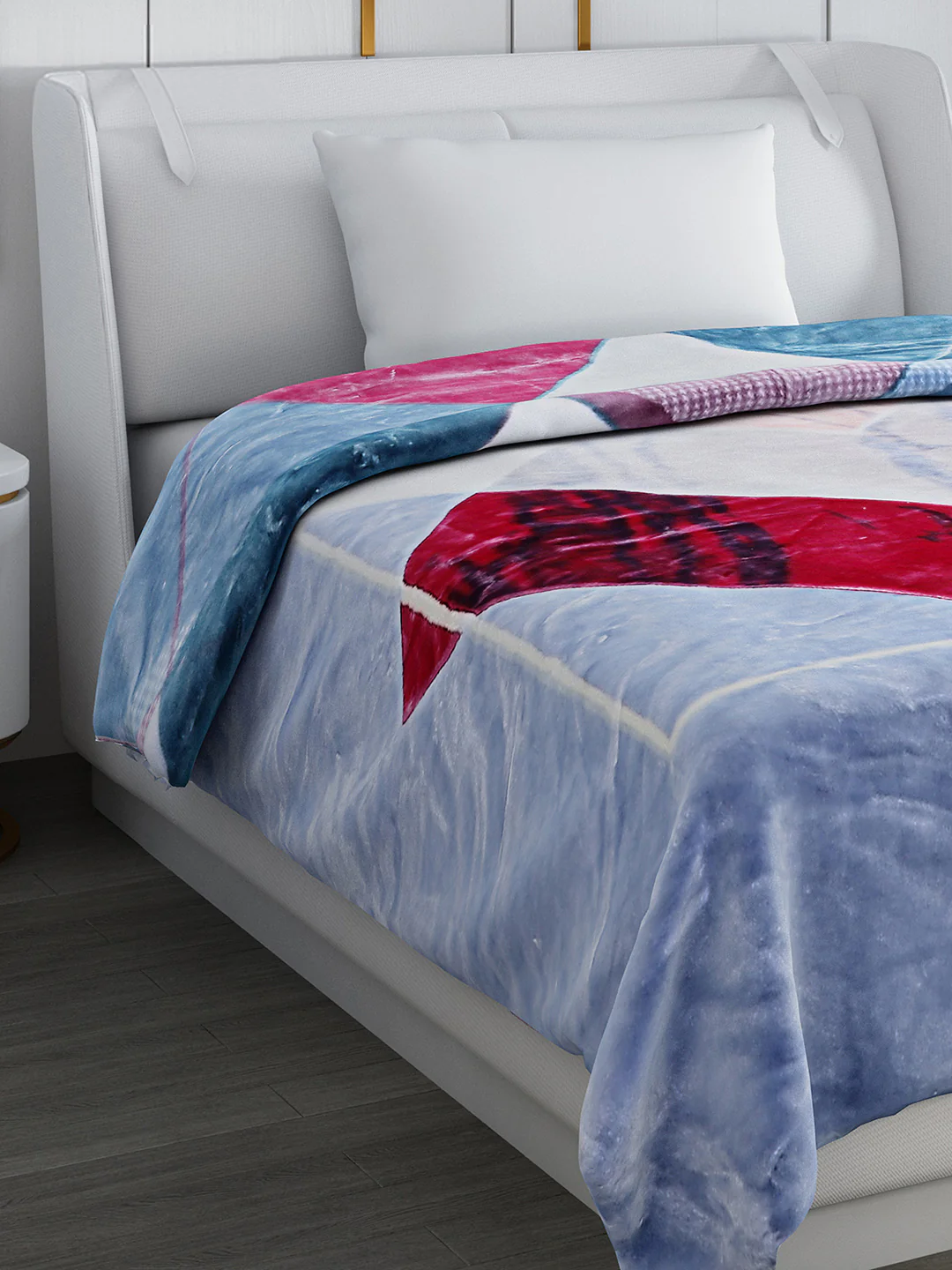 Printed Single Bed Blanket for Mild Winter -2 Ply - Image 6