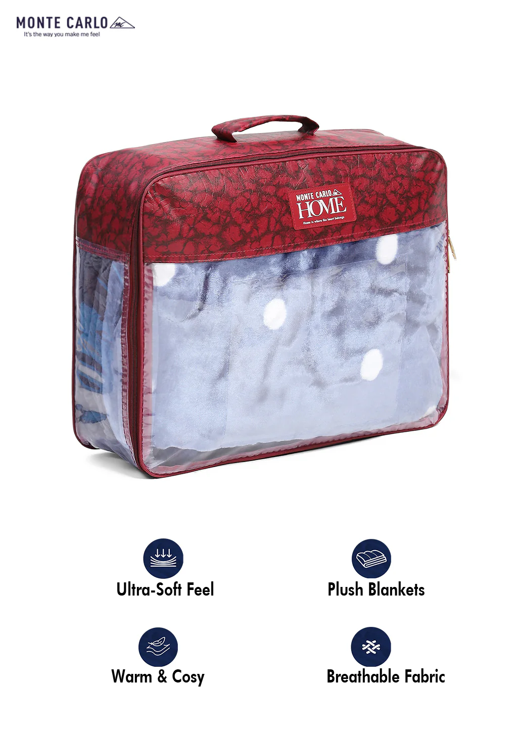 Printed Single Bed Blanket for Mild Winter -2 Ply - Image 8