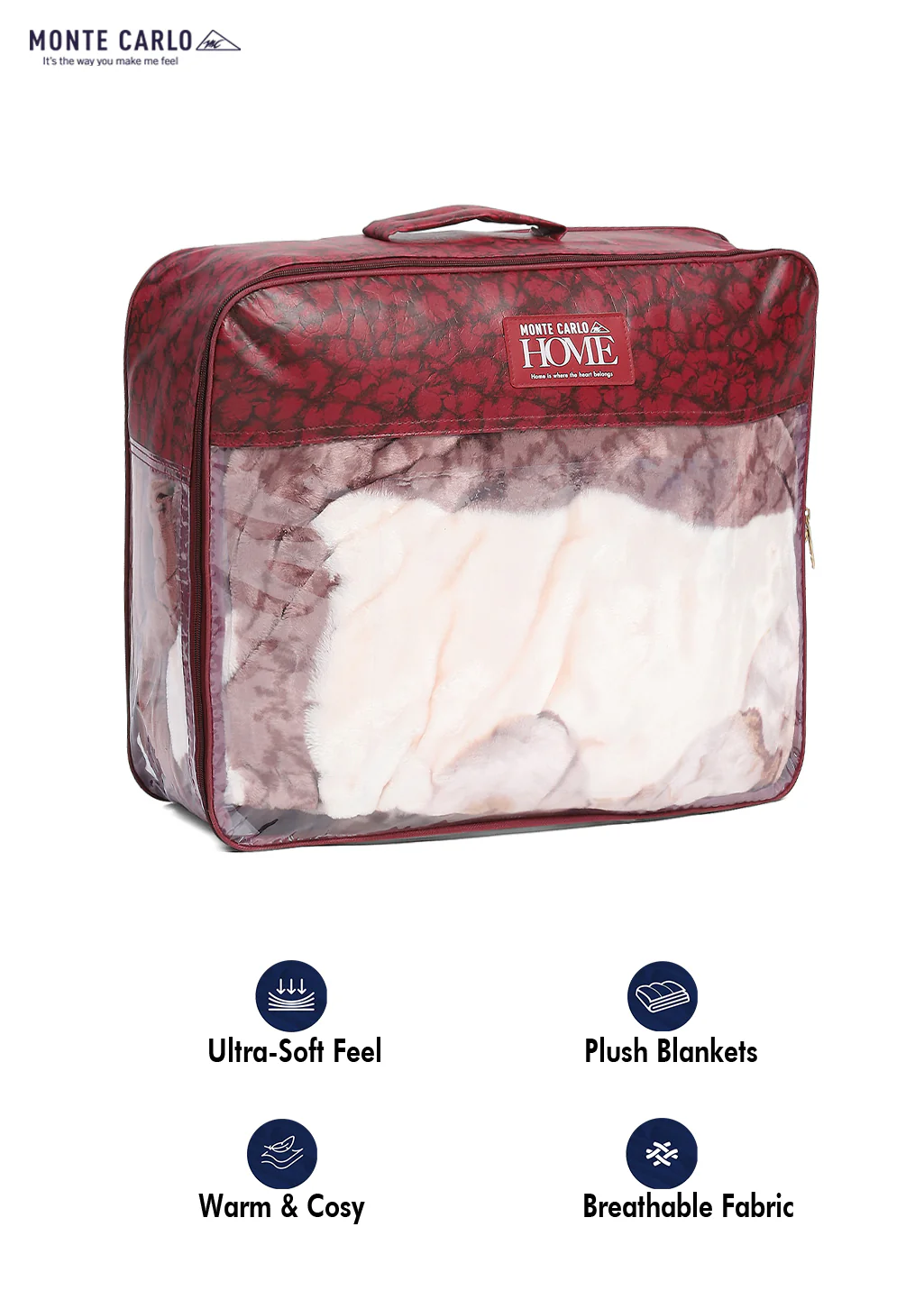 Printed Single Bed Blanket for Mild Winter -2 Ply - Image 8