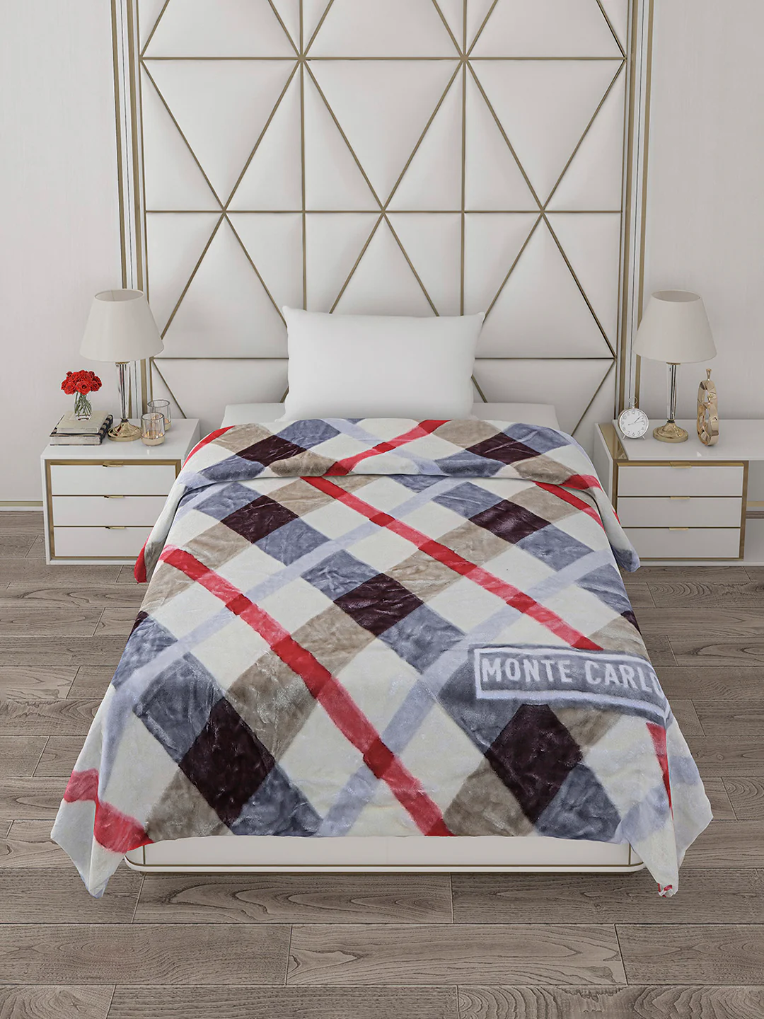 Printed Single Bed Blanket for Mild Winter -2 Ply - Image 3