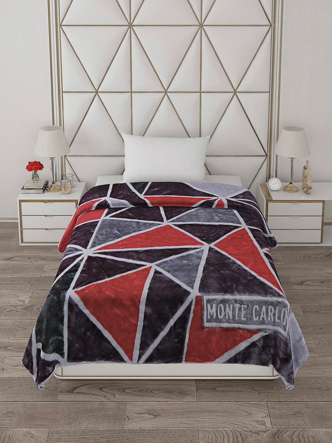 Printed Single Bed Blanket for Mild Winter -2 Ply - Image 3
