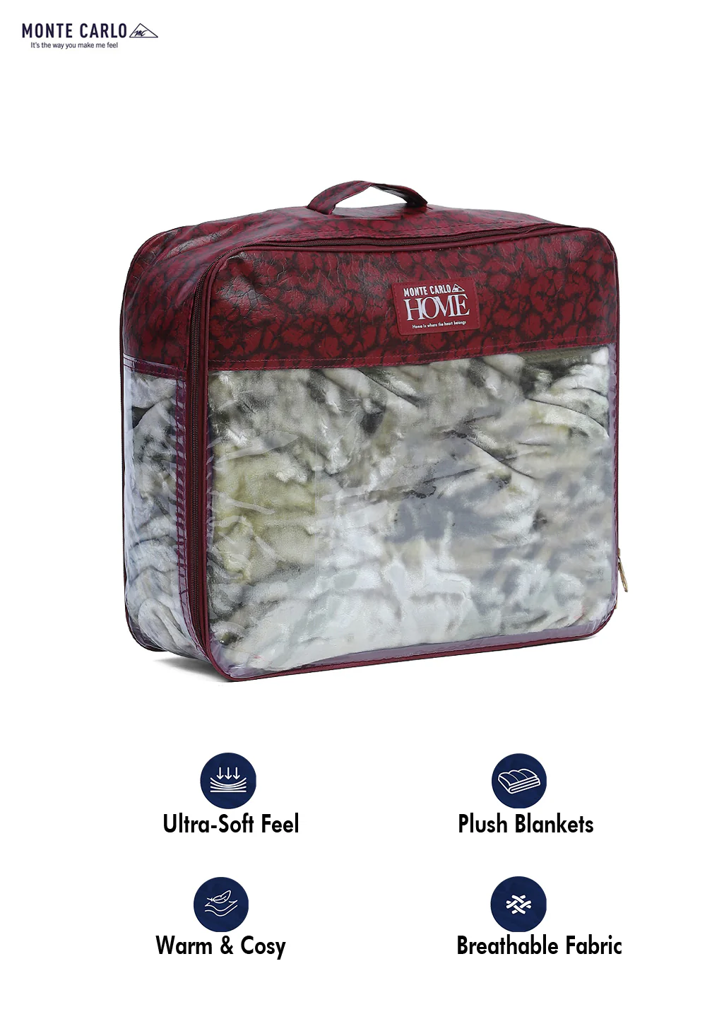 Printed Single Bed Blanket for Mild Winter -2 Ply - Image 8