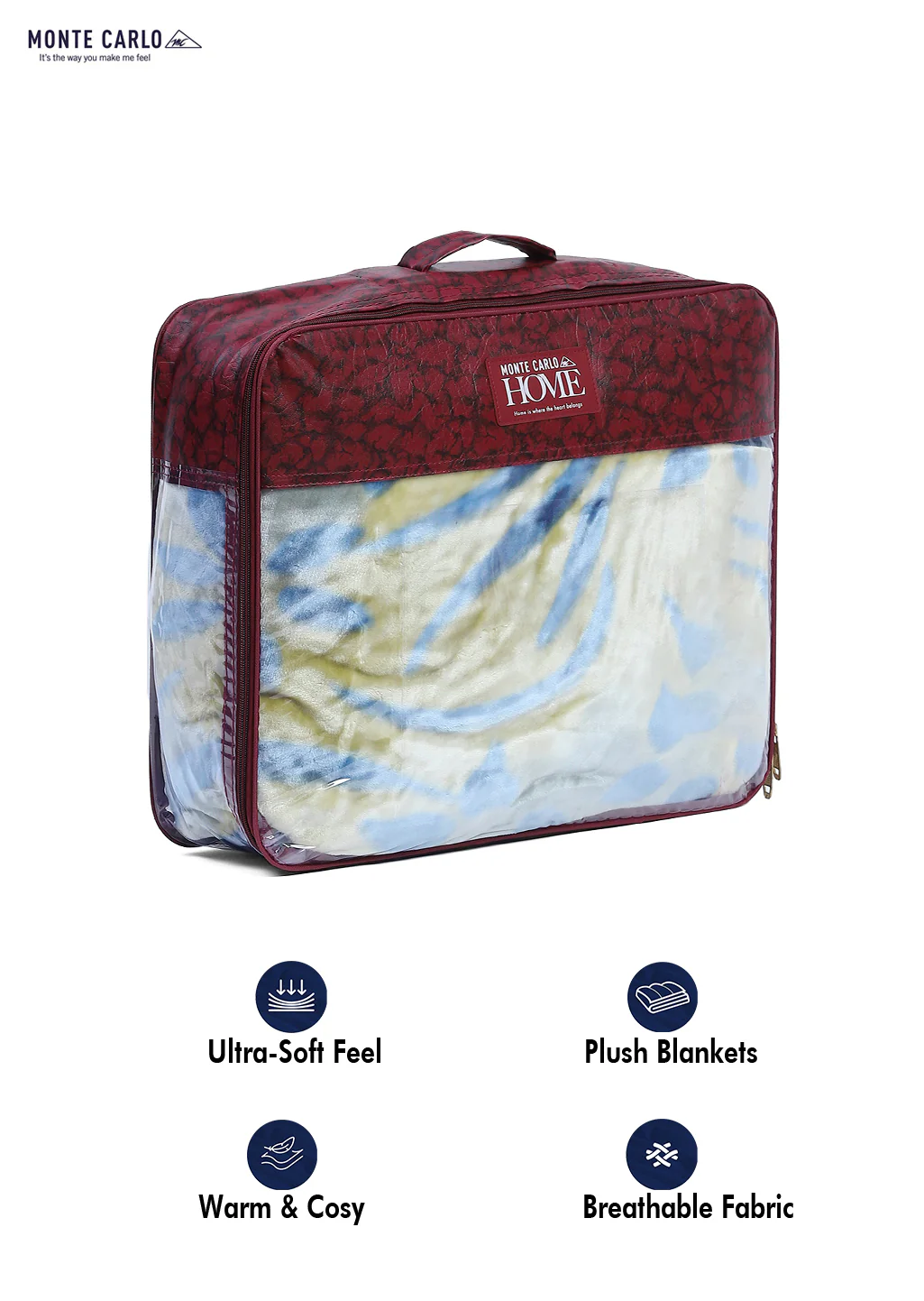 Printed Single Bed Blanket for Mild Winter -2 Ply - Image 8