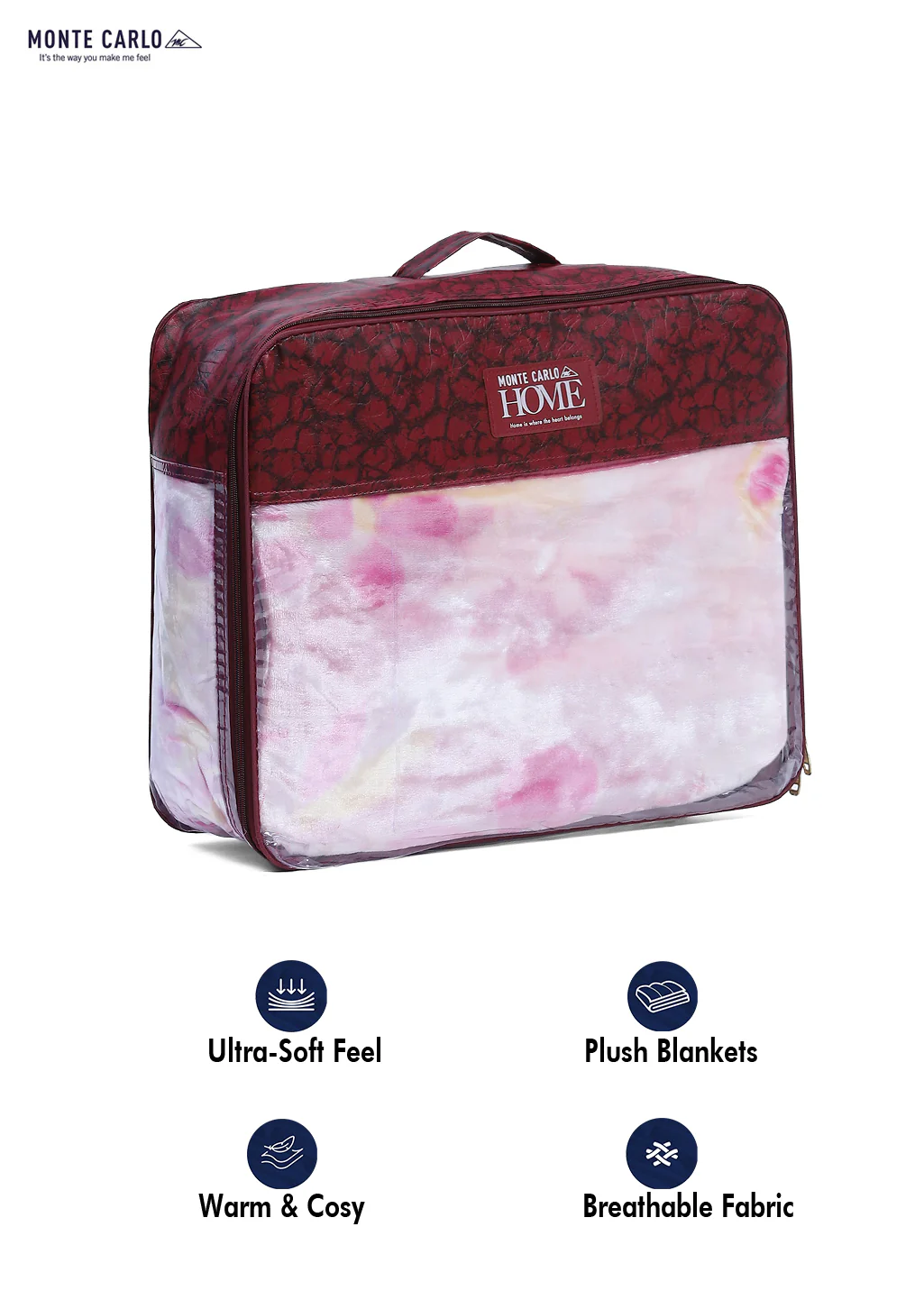 Printed Single Bed Blanket for Mild Winter -2 Ply - Image 8