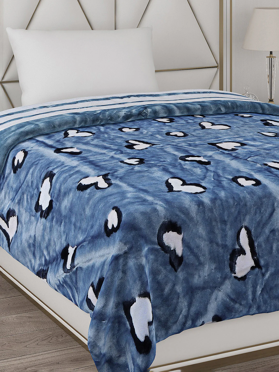 Printed Single Bed Blanket for Mild Winter -2 Ply - Image 6