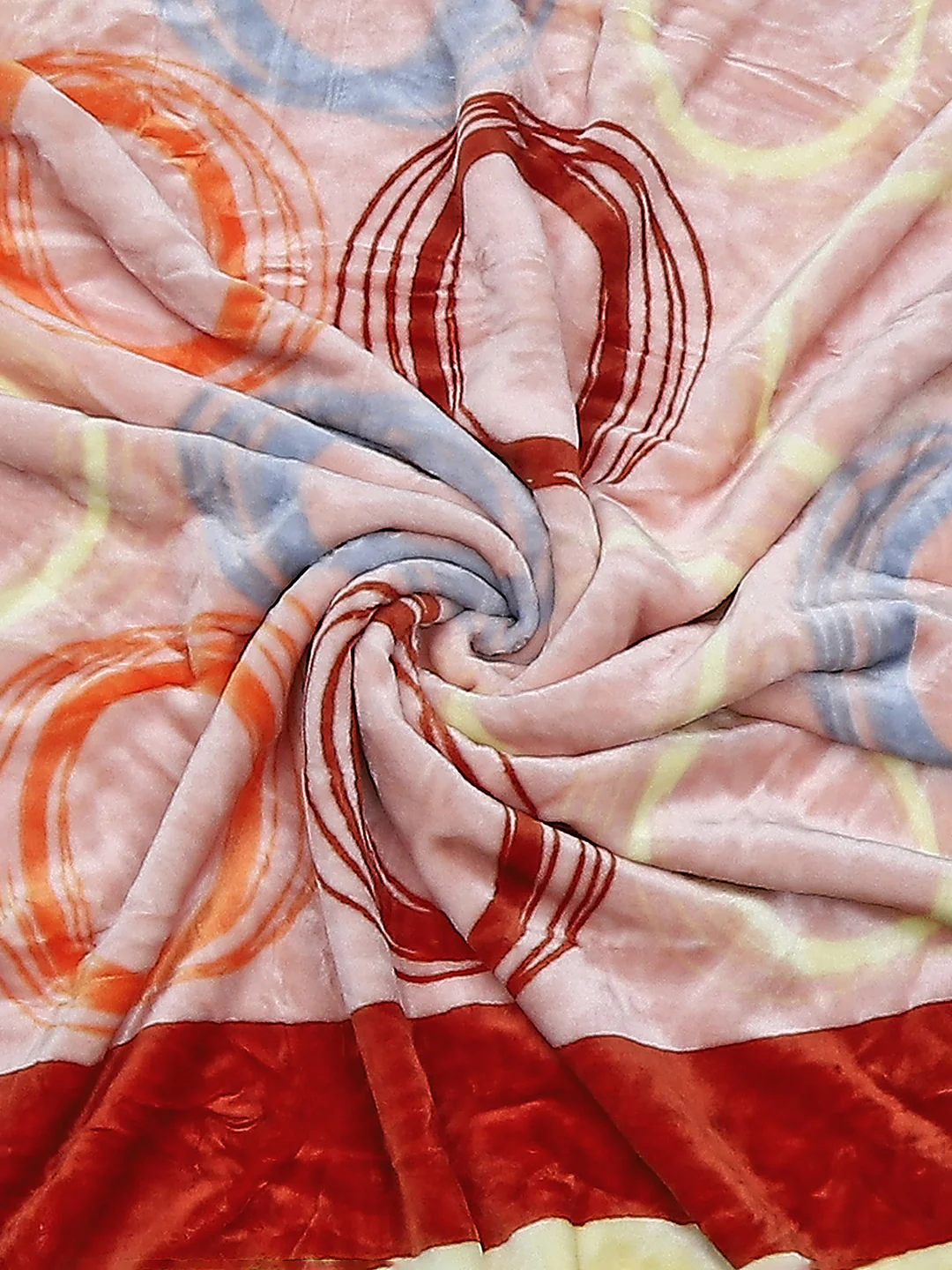 Printed Single Bed Blanket for Mild Winter -2 Ply - Image 11