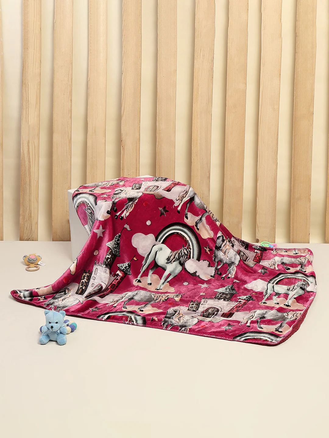 Printed Baby Blanket for Mild Winter -2 Ply - Image 2