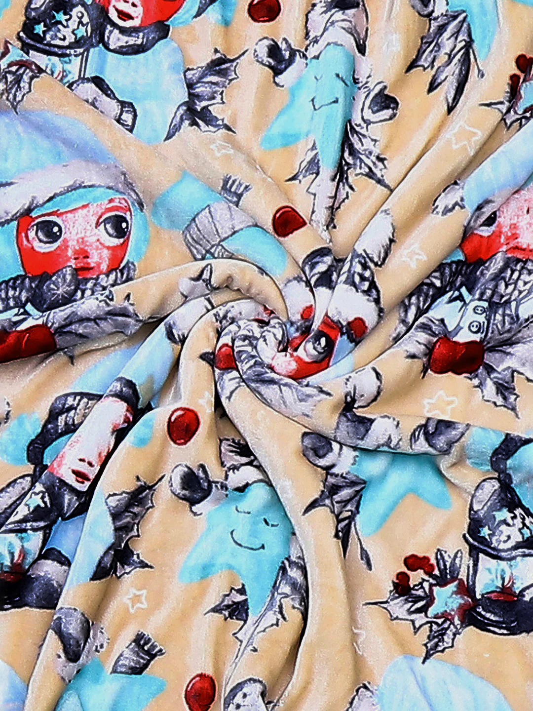 Printed Baby Blanket for Mild Winter -2 Ply - Image 4