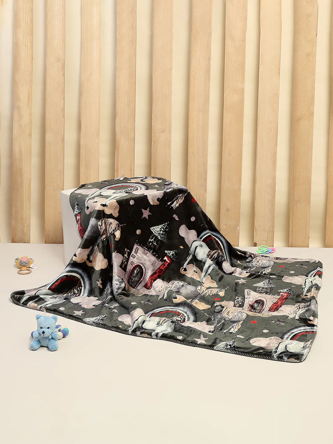 Printed Baby Blanket for Mild Winter -2 Ply - Image 2