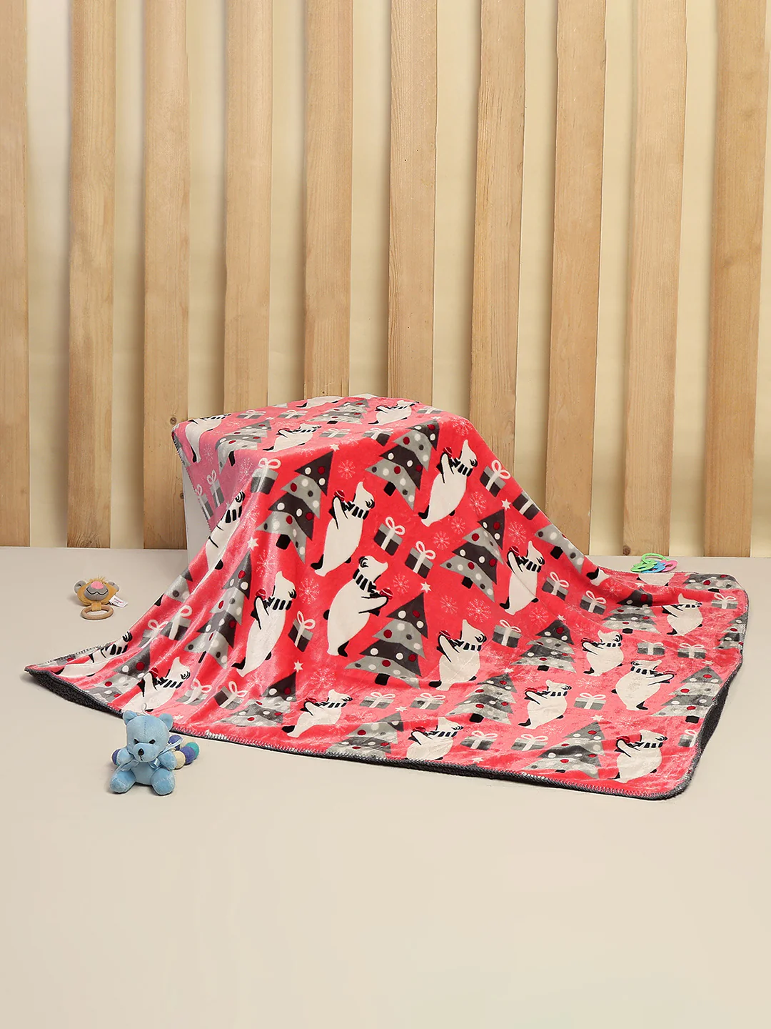 Printed Baby Blanket for Mild Winter -2 Ply - Image 2